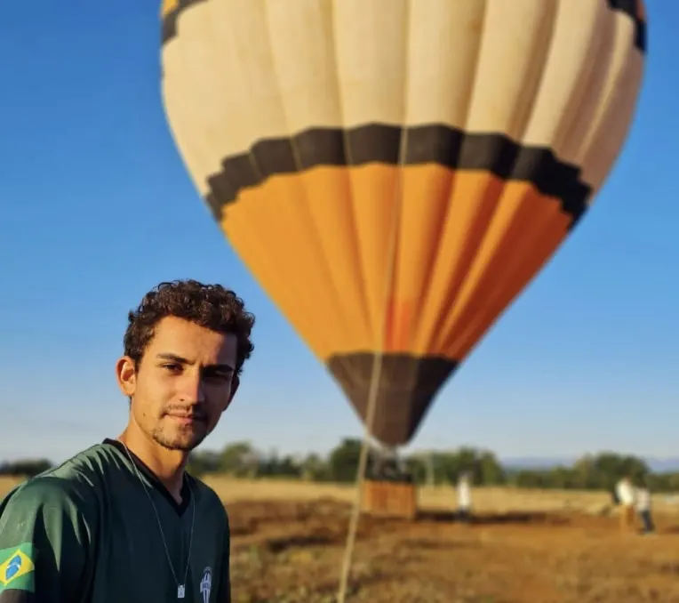 Paulo Boni, piloto da Canyon Sul Balonismo